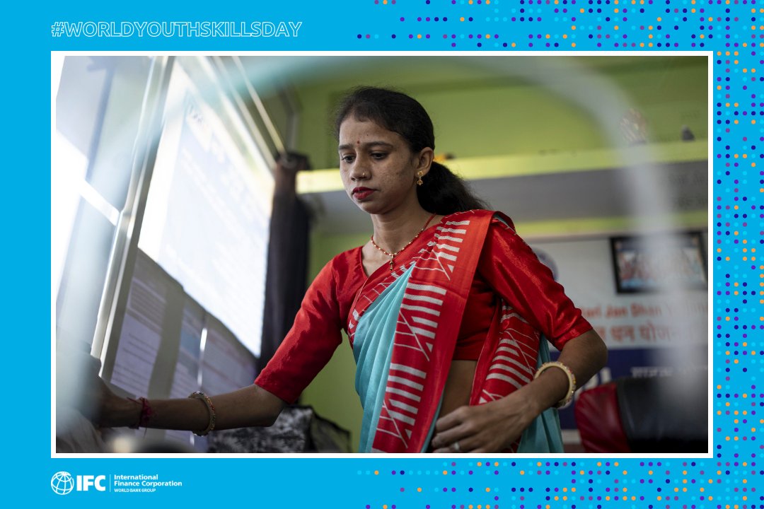 IFC_org's tweet photo. 💡 Skills are power.
Across the globe, young people are turning passion into action—launching businesses, solving problems, and lifting their communities.
Learn More: https://t.co/1ayBhssBgU
#YouthSkillsDay #Employability #Jobs #JobCreation #Vitae #Education https://t.co/4ElAew3u7V