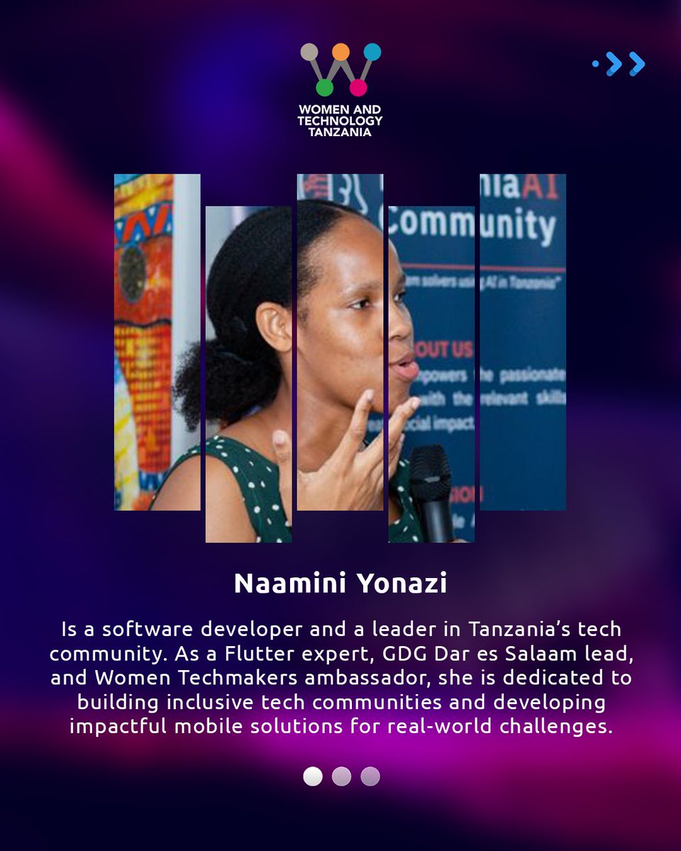 TechWomenTZ's tweet photo. These five Tanzanian women are redefining what it means to lead in tech.
From digital innovation to AI and open science, they’re using technology to drive real impact. The future is female — and it’s tech-powered.
#TechWomenTZ #shetechtz #WomenInTech #TechLeaders #MadeInTanzania #STEMHerStory #DigitalAfrica #SkillingTanzania #MitandaoNaSisi