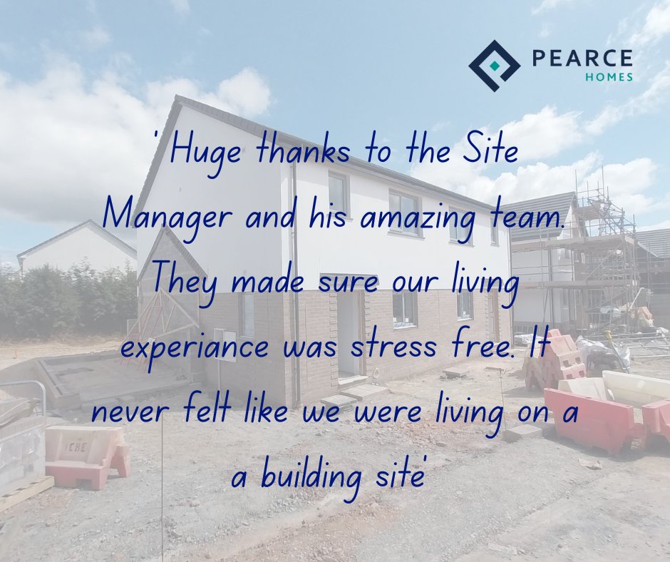 🏡 We want to make sure that when you move into your new Pearce home, even if the site is not completely finished, that it feels like a home, and not like you are living on a building site...

#newhome #localbuilder #northdevon #customertestimonials