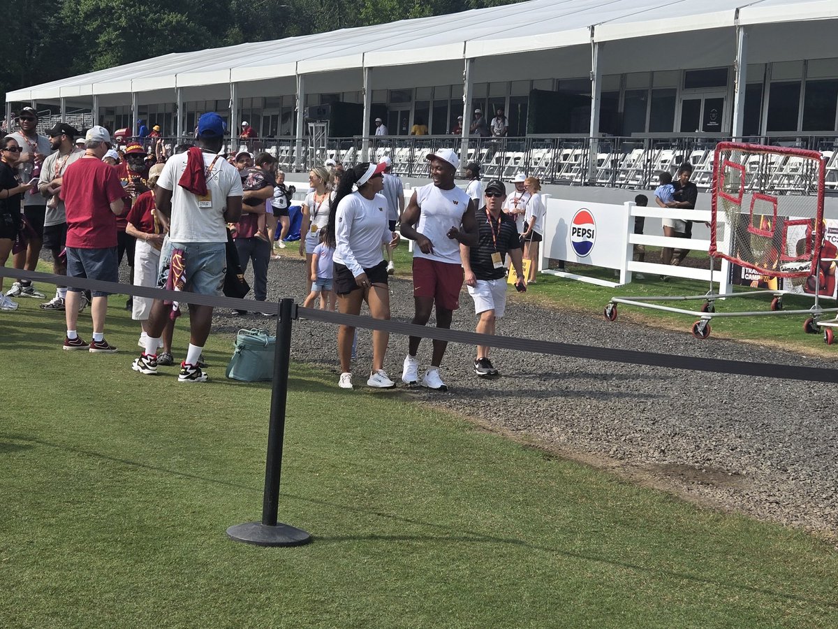 Terry McLaurin with another post-practice cameo