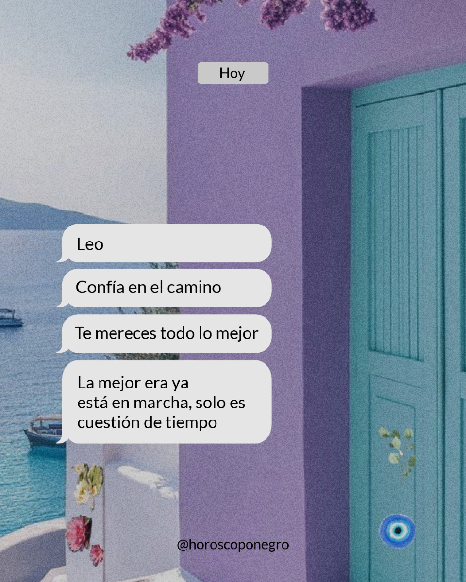 Tienes mensajes pendientes, Leo 📲