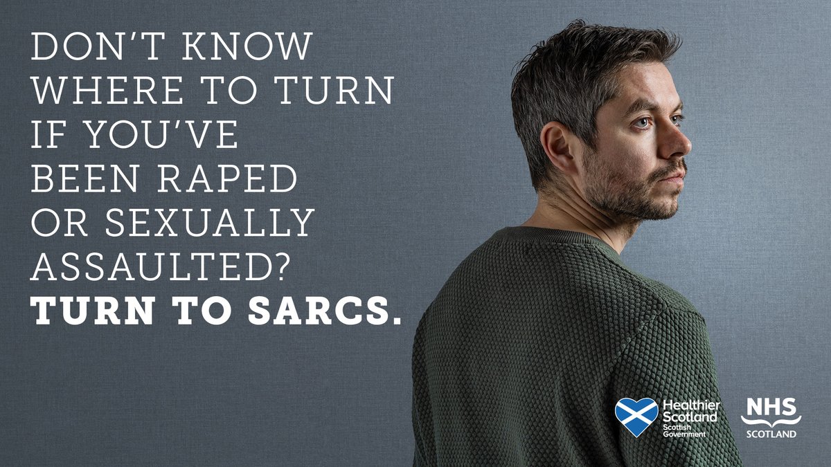 To access the NHS sexual assault response service (SARCS) you can phone the dedicated SARCS national telephone number found on 👉nhsinform.scot/SARCS and speak to a specially trained healthcare professional
#TurnToSARCS
