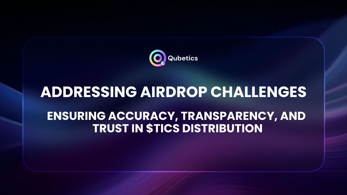 qubetics's tweet image. 🚨  $TICS Airdrop Update 🚨 

We’re aware of the challenges with the recent airdrop and want to address them transparently. A detailed blog is now live, covering what went wrong, the actions being taken, and how we’re ensuring every eligible wallet receives its tokens.

🔗  -…