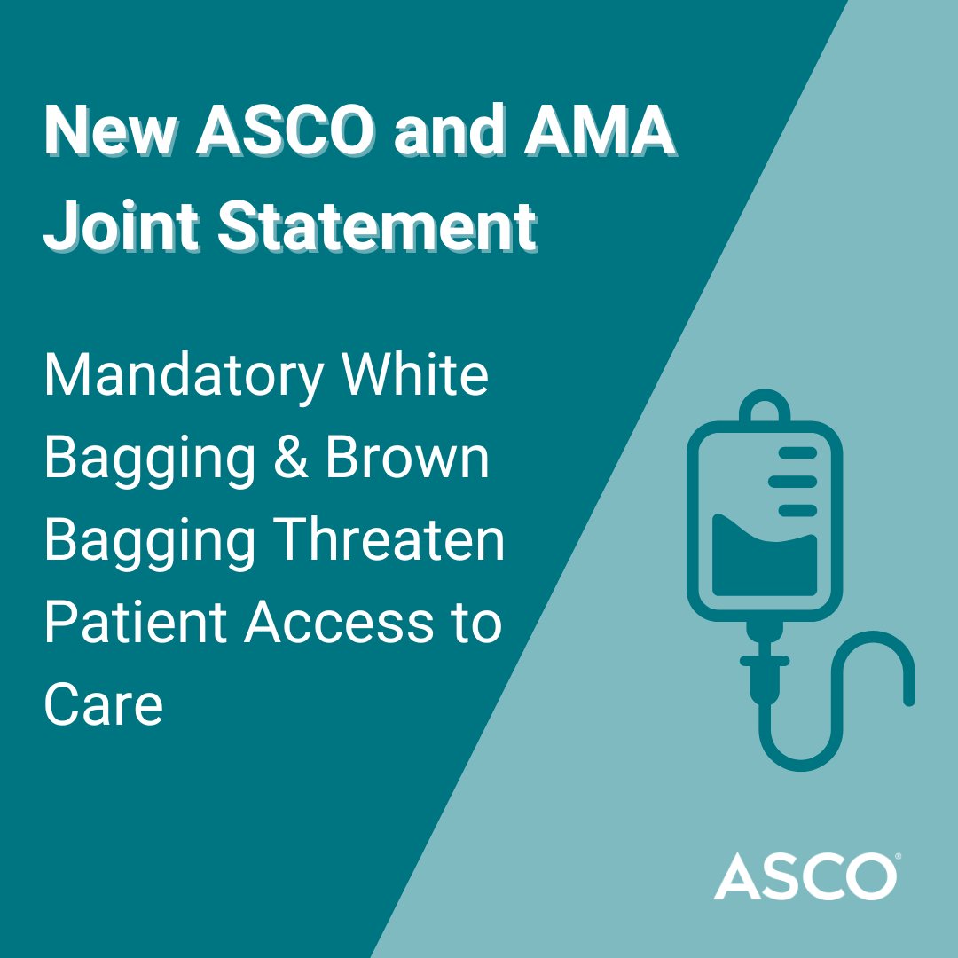 #ASCOAdvocacy &amp; <a href="/AmerMedicalAssn/">AMA</a> released an issue brief on mandatory white bagging &amp; welcome opportunities to partner w/ state societies on this issue. 12 states have passed legislation banning mandatory white &amp; brown bagging &amp; we hope to see more!
 
➡️brnw.ch/21wUzgG