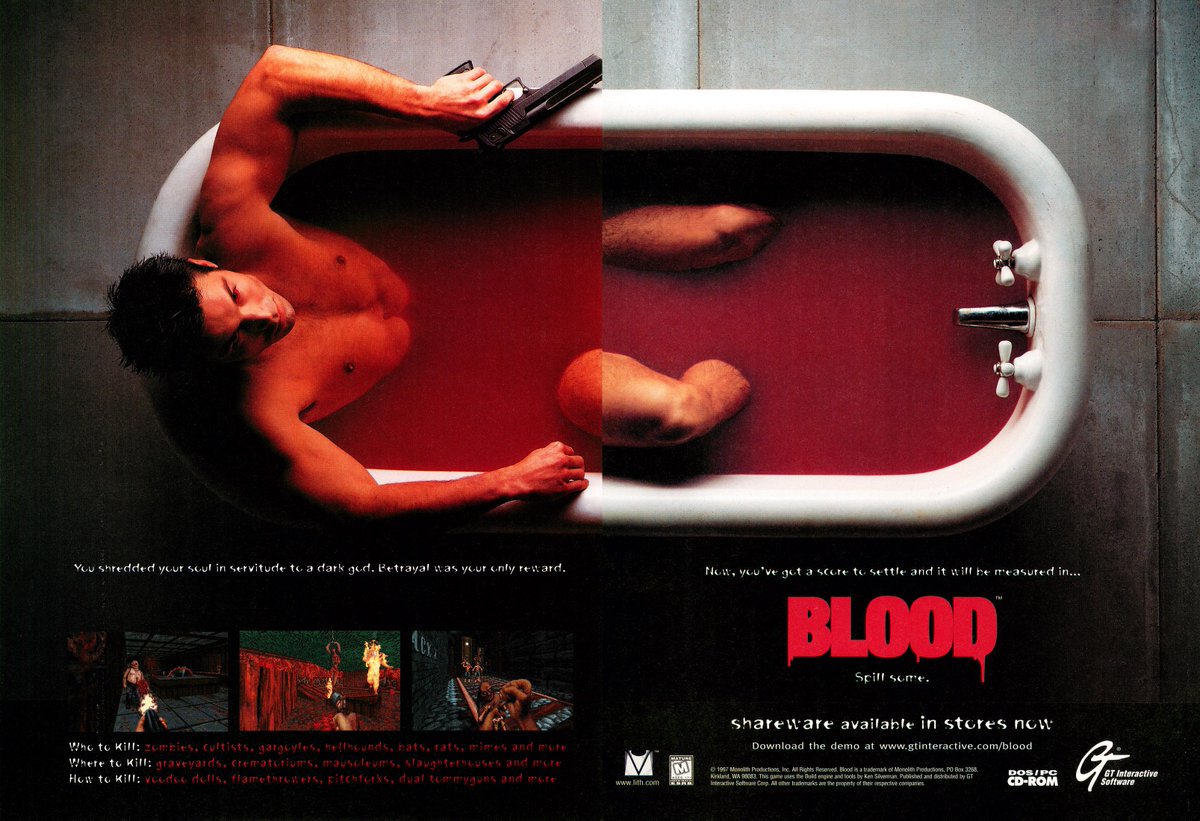 Double page ads from the 90's were the best.