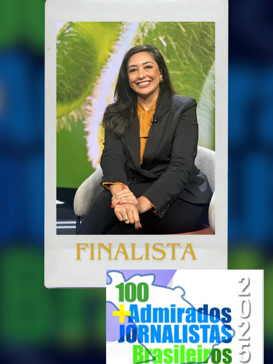 Honrada e feliz por estar entre as finalistas dos 100+ Admirados Jornalistas Brasileiros, sendo uma das únicas independentes, especializada no agro e concorrendo com os principais veículos de comunicação do país 

Para votar: pesquisa.portaldosjornalistas.com.br/pesquisa/100-a…
