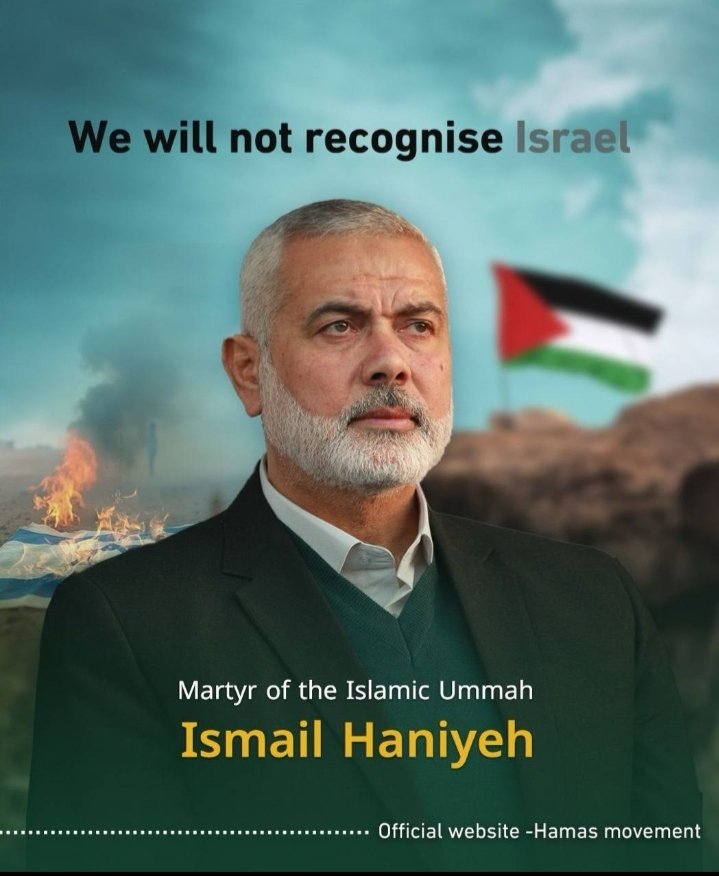 nellocats's tweet photo. Un anno fa,ucciso a #teheran Ismail #haniye, capo #Hamas, mente massacro del #7ottobre che giorno dopo in tv disse avevano bisogno "sangue donne, bambini e anziani" di #gaza. Oggi #hamas pubblica questo dopo aver lodato paesi che annunciano riconoscimento #palestina. Che stato? https://t.co/TWOMs2uwlE