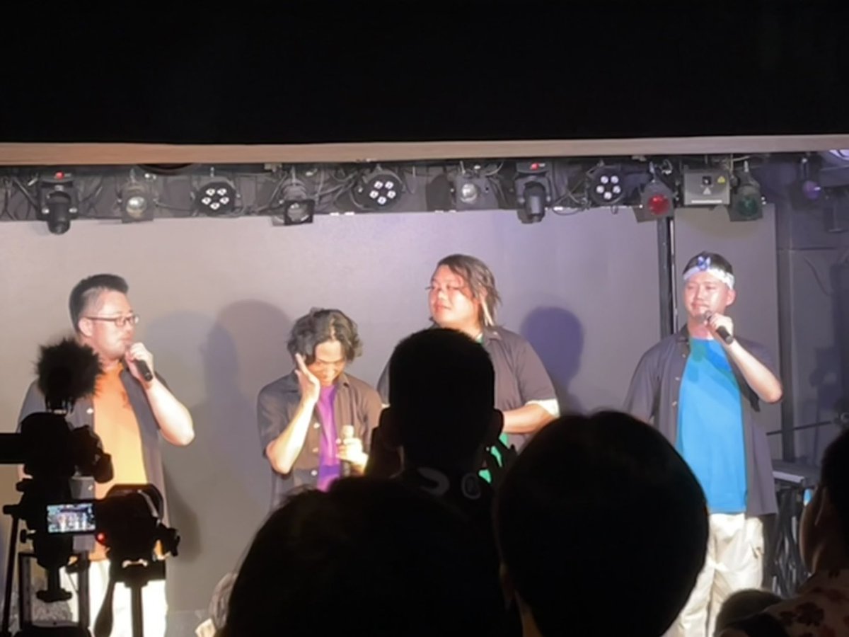 eeriefruit's tweet photo. 虹組ファイツ関連も愉しく拝見しましたよ。zubbonの新曲はクスクスしちゃうし（秋山さんソロは撮り忘れ）、シングルモルトの新曲は野郎臭満載でカッコウィい！ファイツ本体は「寂寞のミンストレル」歌唱を体験出来て狂喜💙仁科君も見たかったなー https://t.co/R3cyBnD4nE