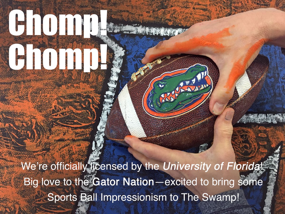 Tom Mosser Design (@tommosser) on Twitter photo “Chomp Chomp!
We’re officially licensed by the University of Florida!
Big love to the Gator Nation—excited to bring some Sports Ball Impressionism to The Swamp.#GoGators
#GatorNation
#FloridaGators
#UF
#ChompChomp
#ItsGreatToBeAFloridaGator
#TheSwamp
#GatorPride
<a href="/GatorsFB/">Florida Gators Football</a> “Chomp Chomp!
We’re officially licensed by the University of Florida!
Big love to the Gator Nation—excited to bring some Sports Ball Impressionism to The Swamp.#GoGators
#GatorNation
#FloridaGators
#UF
#ChompChomp
#ItsGreatToBeAFloridaGator
#TheSwamp
#GatorPride
<a href="/GatorsFB/">Florida Gators Football</a>