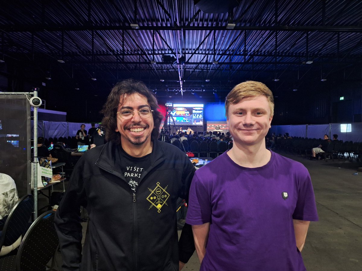 Finally met <a href="/pishifat/">pishifat</a> at #COE2025