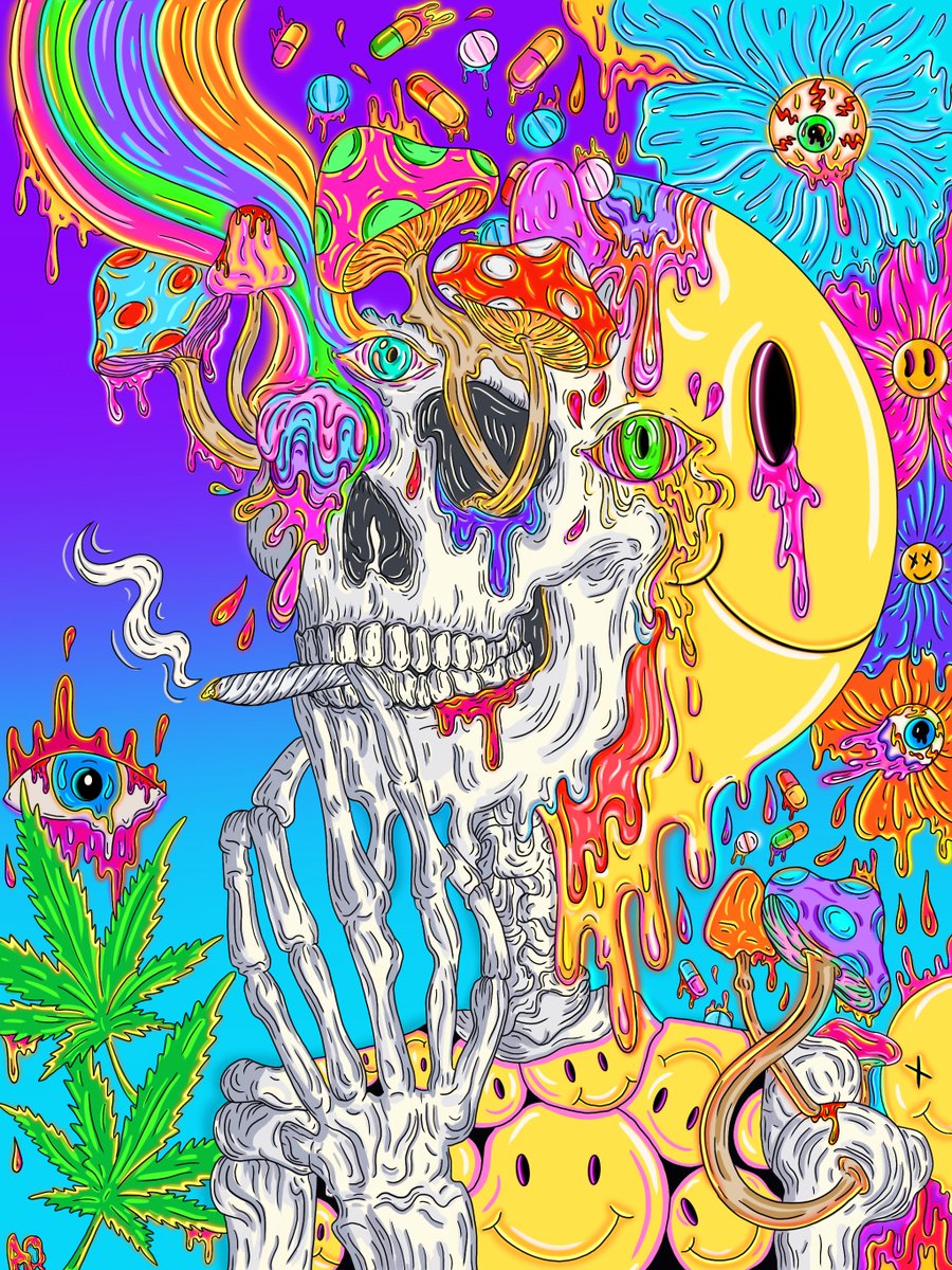 GM 💀🫠🍄 'Life's a Trip' enjoy the ride...