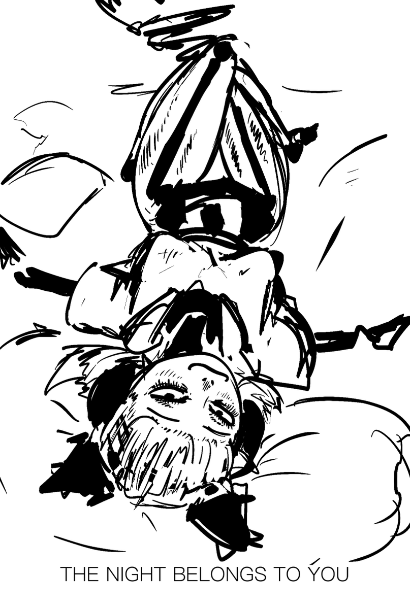 Stole an idea from <a href="/viyazaki/">stretchnuts</a> with doing compositions of OC's with songs but that too is just sitting as sketches for now until I get some real energy back