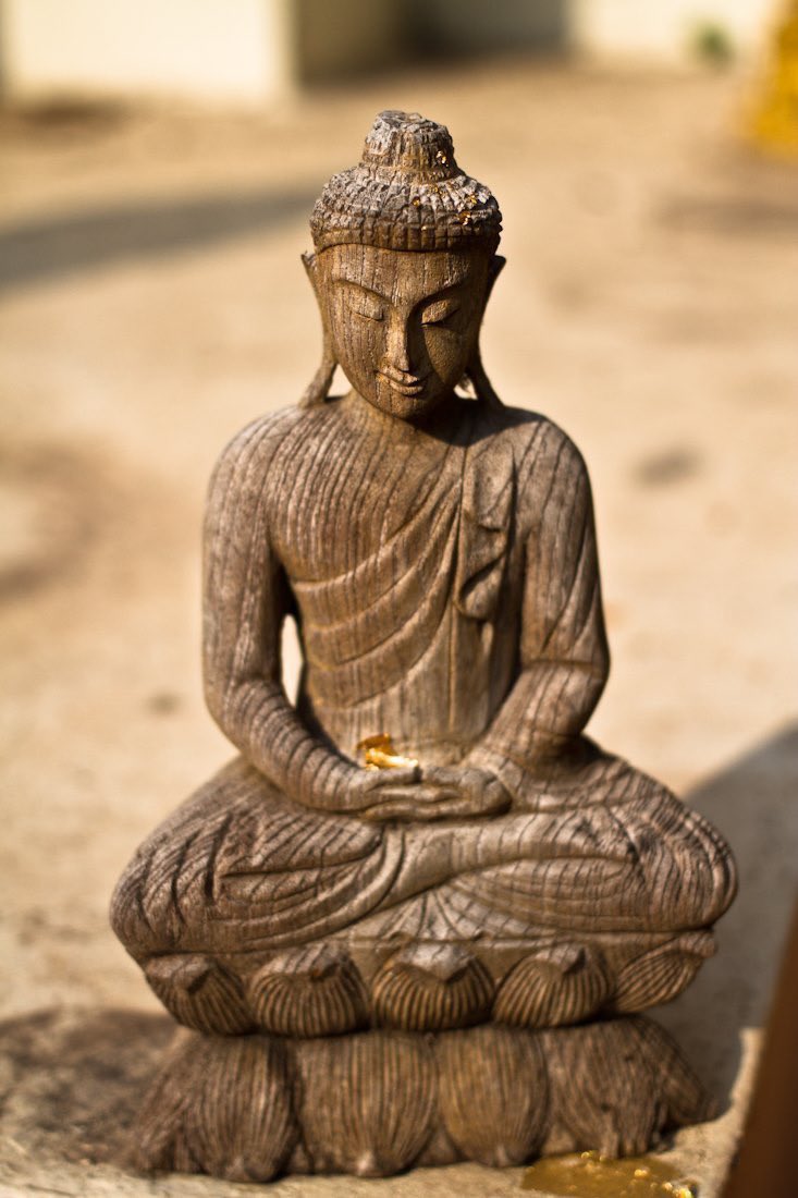 "Just sit in silence with your eyes closed. Focus on the breath. Give your mind a chance to correct itself."