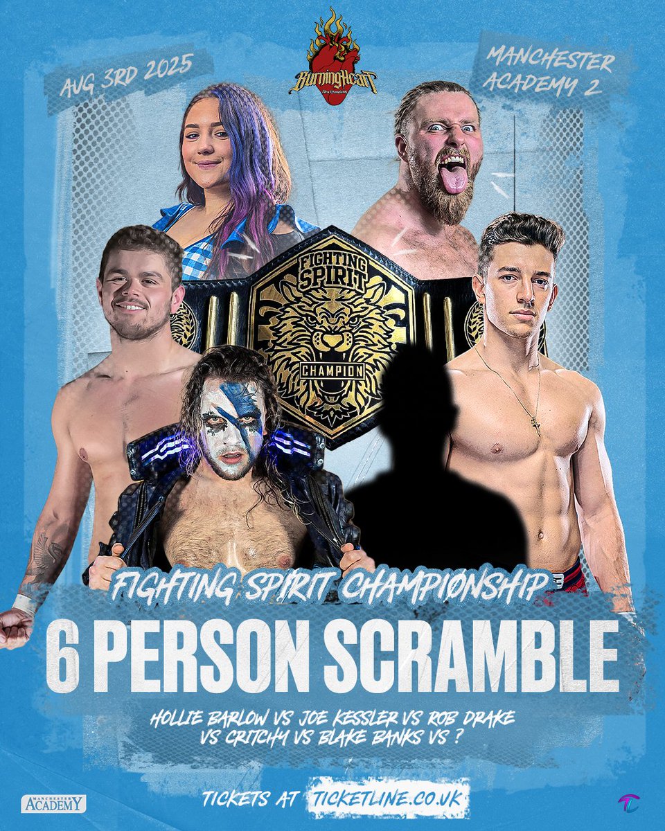 Burning Heart Pro Wrestling (@burningheartpw) on Twitter photo β€οΈβπ₯β€οΈβπ₯ β€οΈβπ₯BREAKING!! THIS SUNDAY'S SCRAMBLE MATCH IS NOW FOR THE FIGHTING SPIRIT CHAMPIONSHIP β€οΈβπ₯β€οΈβπ₯β€οΈβπ₯
All of the British wrestlers in this match have trained at Fighting Spirit when the Academy was based in the UK, adding Blake Banks to the mix it's Fighting Spirit UK vs. β€οΈβπ₯β€οΈβπ₯ β€οΈβπ₯BREAKING!! THIS SUNDAY'S SCRAMBLE MATCH IS NOW FOR THE FIGHTING SPIRIT CHAMPIONSHIP β€οΈβπ₯β€οΈβπ₯β€οΈβπ₯
All of the British wrestlers in this match have trained at Fighting Spirit when the Academy was based in the UK, adding Blake Banks to the mix it's Fighting Spirit UK vs.