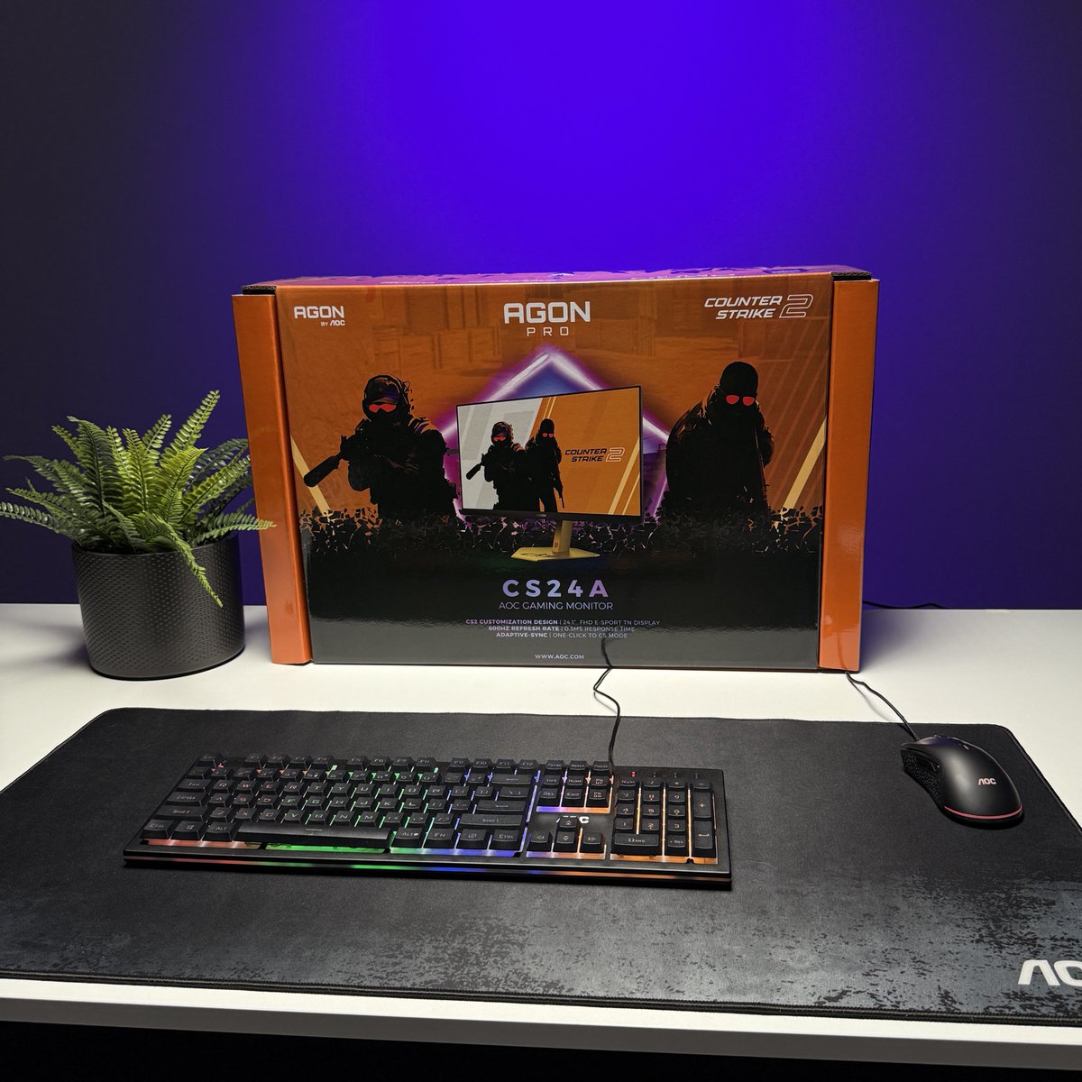 Who is interested in this Counter-Strike AGON PRO 610Hz monitor? Wave to us 👋