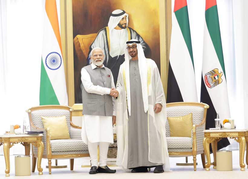 BIG NEWS 🚨 UAE President Sheikh Mohamed discussed strengthening bilateral ties with PM Modi on telephone.