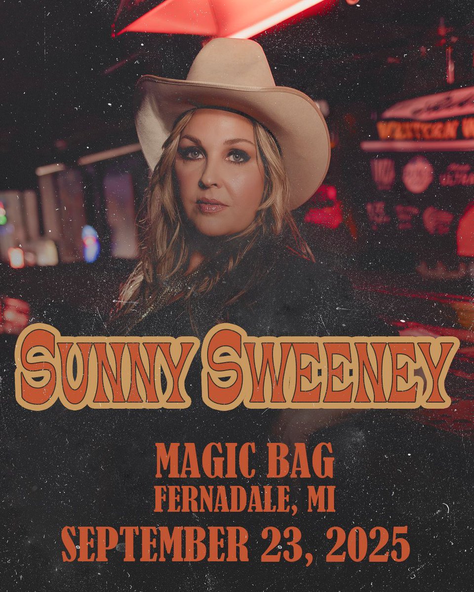 Magic Bag (@themagicbag) on Twitter photo 🖤NEW SHOW - ON SALE TODAY!!!🖤
The Magic Bag Presents
Sunny Sweeney <a href="/GettinSweenered/">SUNNY SWEENEY</a>
with Cam Pierce
Tue, Sept, 23 - Doors 7 pm - All Ages
Ticket Link: tinyurl.com/2nxu2wka
#SunnySweeney #CamPierce #Country
#AltCountry #RootsMusic #FerndaleMi
#TheMagicBag #TagTheBag 🖤NEW SHOW - ON SALE TODAY!!!🖤
The Magic Bag Presents
Sunny Sweeney <a href="/GettinSweenered/">SUNNY SWEENEY</a>
with Cam Pierce
Tue, Sept, 23 - Doors 7 pm - All Ages
Ticket Link: tinyurl.com/2nxu2wka
#SunnySweeney #CamPierce #Country
#AltCountry #RootsMusic #FerndaleMi
#TheMagicBag #TagTheBag