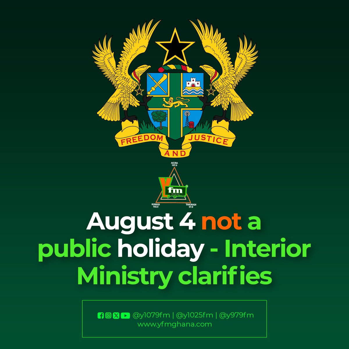 Just know this 

#YFMGhana