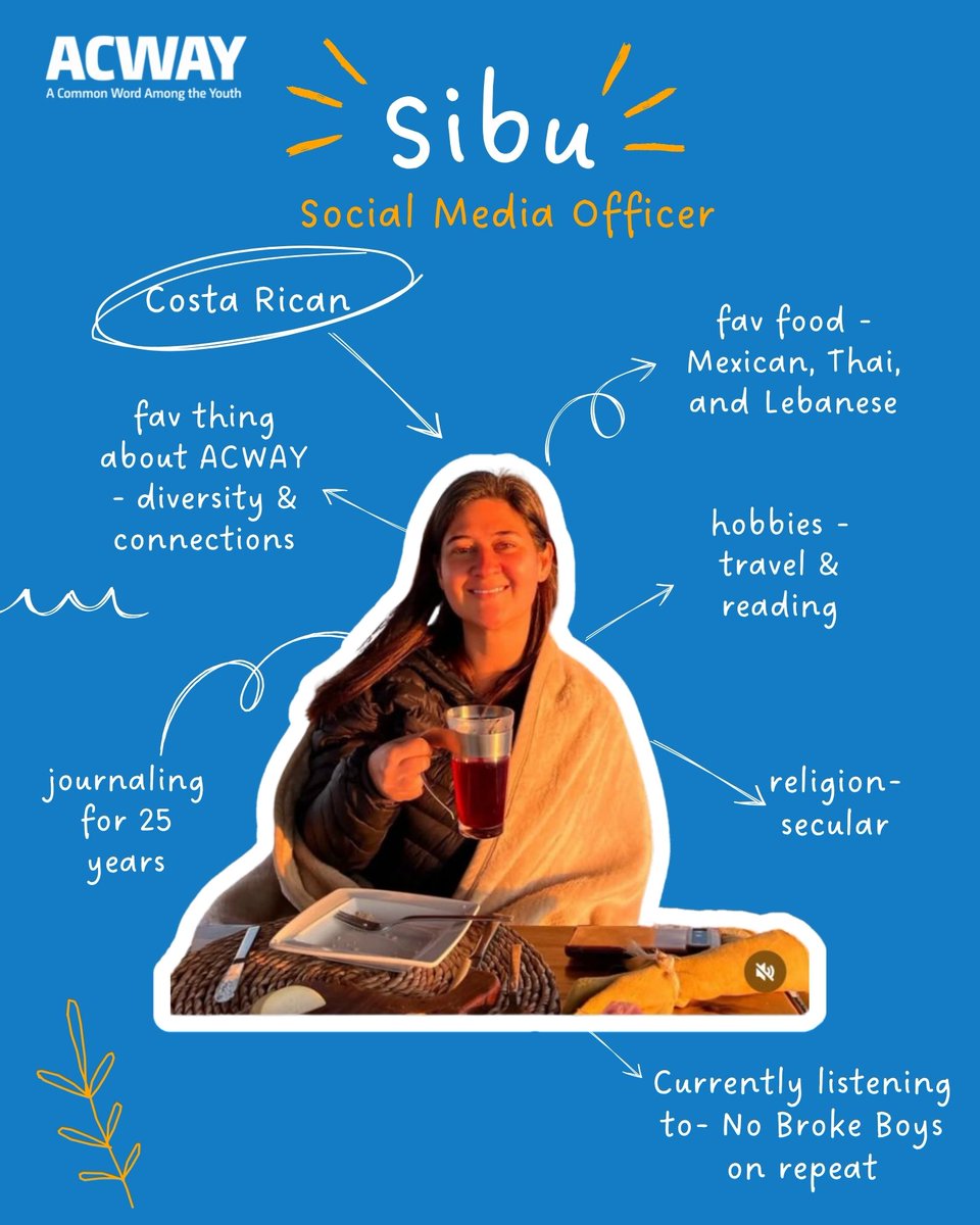 ACWAYProject's tweet image. Sibu Szymanowska is out Social Media Officer for the YIF20 event in Cape Town! 

#YIF20 #10YearsofACWAY #UbuntuInAction #InterfaithDialogue #IF20SouthAfrica