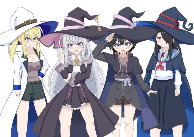 #今月描いた絵を晒そう
今月は社会実験のために魔女旅ヒロインの立ち絵描いてたが、これの差分作りに結構時間かかった
カウントとしては10枚…まあ結構イイ感じじゃんね? 