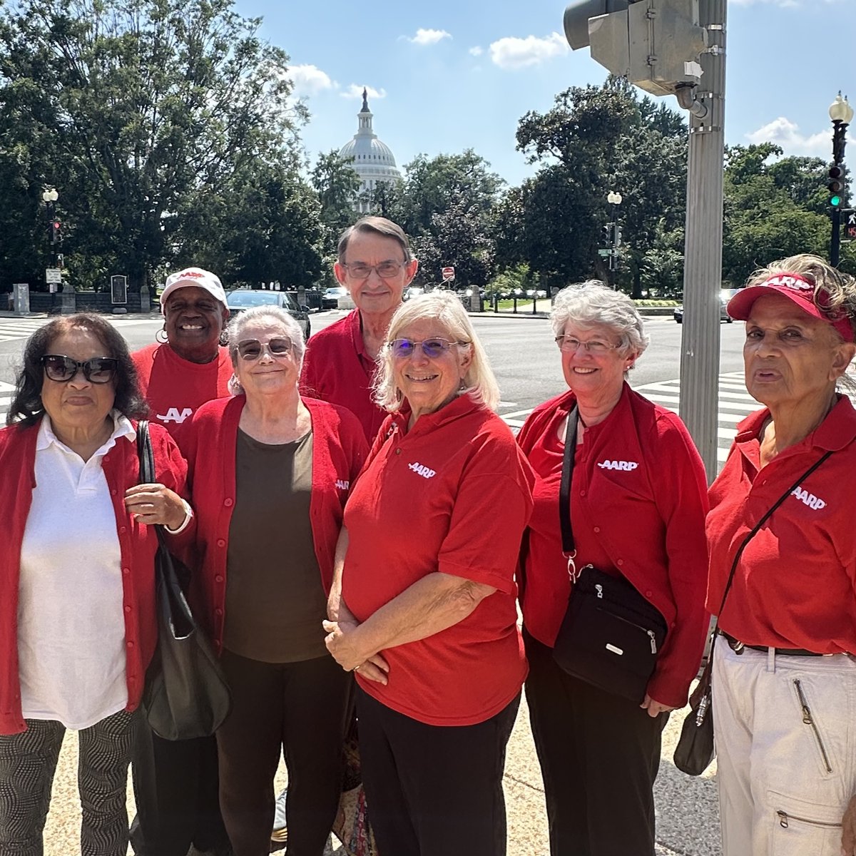 ❤️ AARP volunteers were on Capitol Hill yesterday for a Senate committee hearing on combating elder abuse and neglect. 💪