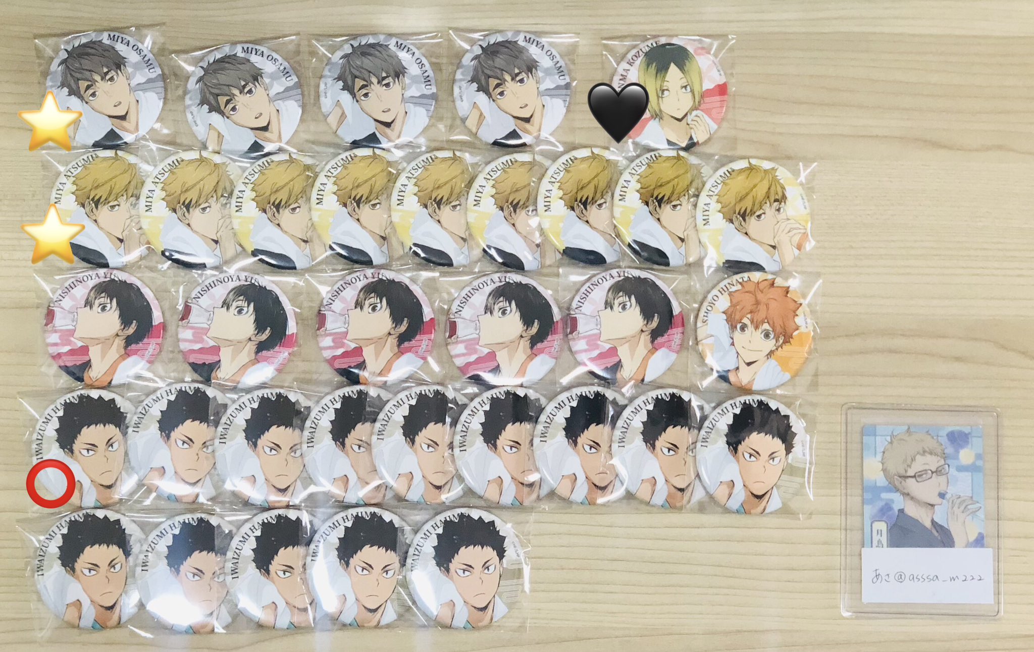 セット特別価格】ハイキュー 極楽湯 缶バッジ ポラショット アクキー 特典