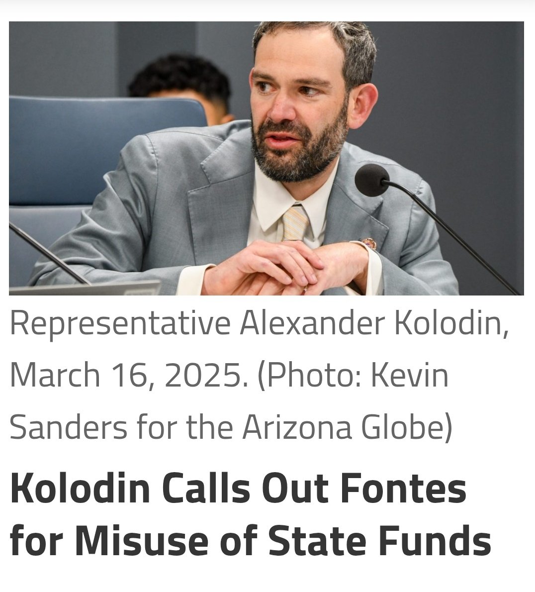 🚨AZ Election News: Early this month, AZ elections systems were attacked by Iranian foreign cybersecurity
hackers.

It happened on  Democrat SOS <a href="/Adrian_Fontes/">Adrian Fontes</a>' watch.

arizonaglobe.com/fl/kolodin-cal…

According to Fontes' public statement, the AZ SOS's Office, "'Experienced a