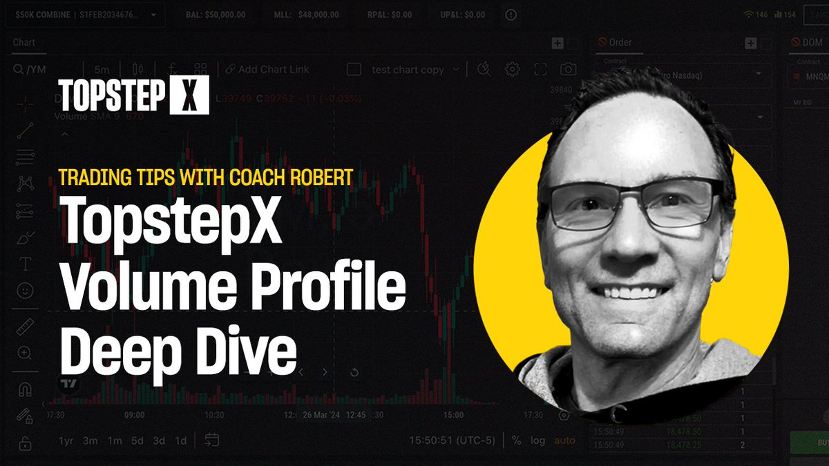 📊 Ready to master Volume Profile on TopstepX?

Coach Robert breaks it all down so you can spot high-probability setups and trade smarter.

Watch the full video here 👉 bit.ly/4mhWNJB

#TopstepX #FuturesTrading #VolumeProfile #TopstepTV #TradingTips