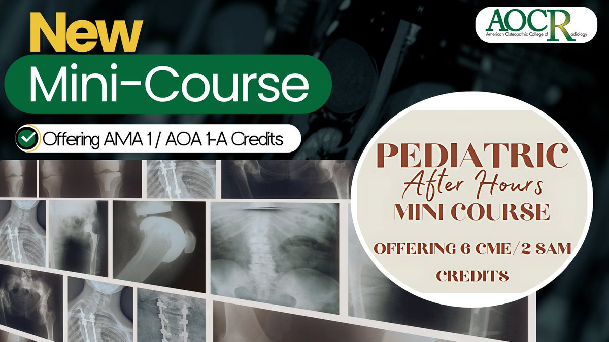 American Osteopathic College of Radiology tweet media