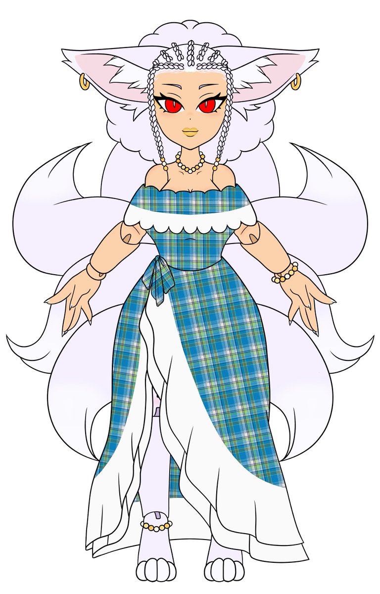 Finaly managed to redesign my sona and nope she doesn't belong in any fandoms :p 
Think of it like a vtuber model i guess XD