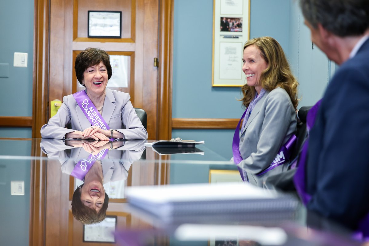 Thank you, Chairwoman <a href="/SenatorCollins/">Sen. Susan Collins</a> for your strong leadership in securing a bipartisan increase for Alzheimer’s and dementia research in the FY26 Senate Appropriations bill. The Alzheimer’s and dementia community greatly appreciates having a champion like you on Capitol Hill.