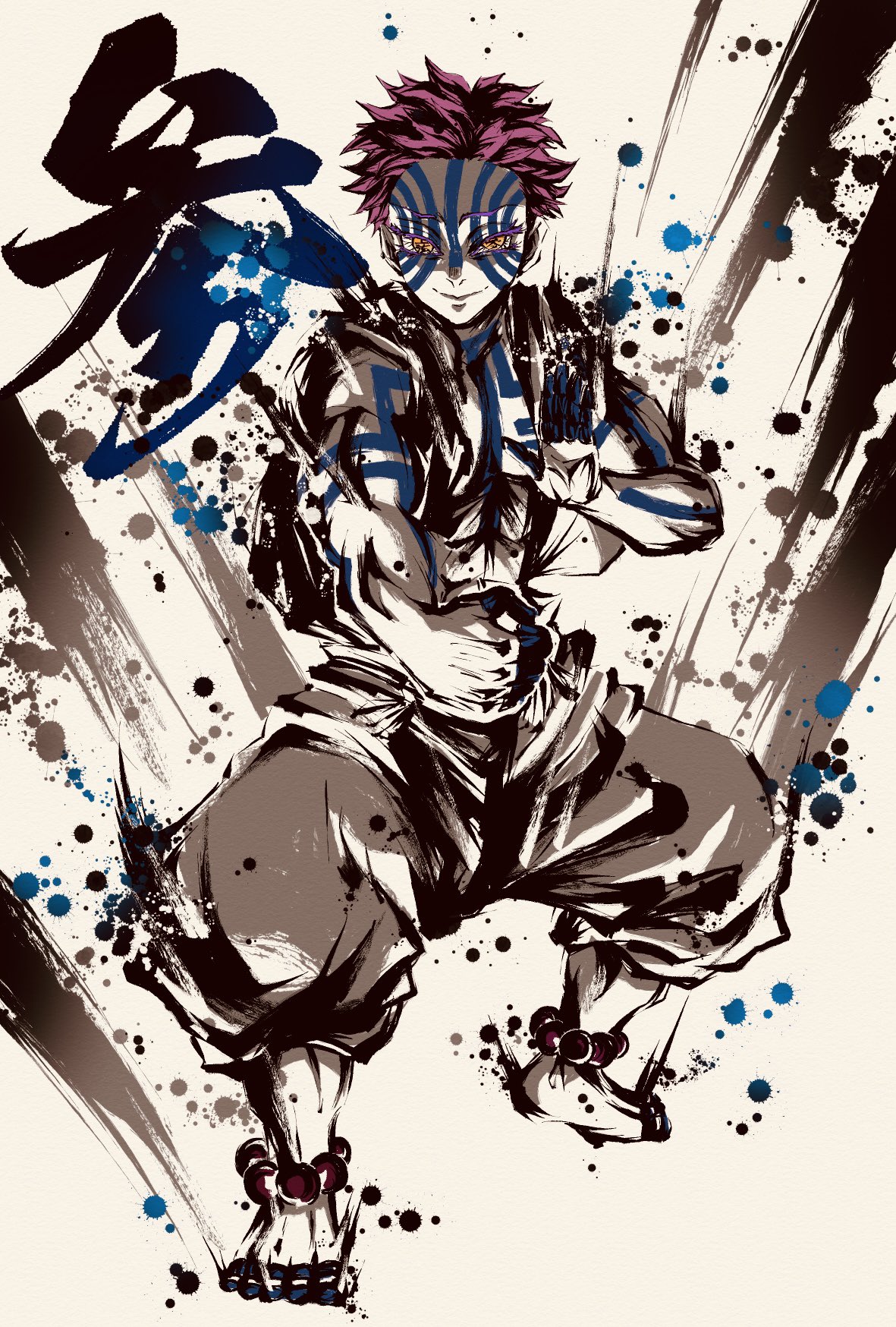 鬼滅の刃 アクリルスタンド 鬼イラスト 鬼襲来 猗窩座 楽天市場】猗窩