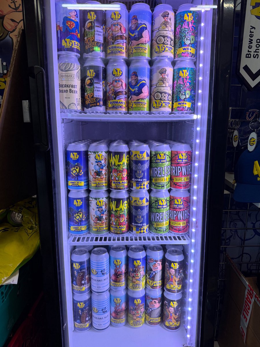 🍺FRIDGE IS FILLED🍻

Currently 20 different beers available! If that’s not a big enough range of cans I don’t know what is!

Come down to the brewery 9-4 Mon-Fri or head to our website for local deliveries on Fridays or nationwide next day delivery 🍻

4tsbrewery.co.uk/category/cans/