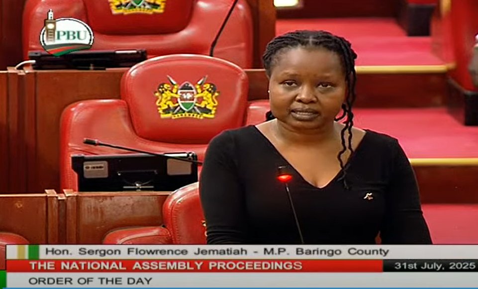 Hon. <a href="/JematiahSergon/">Florence Jematiah Sergon, MP</a> makes a statement on the house business for the period commencing 4th August, 2025. #BungeLiveNA