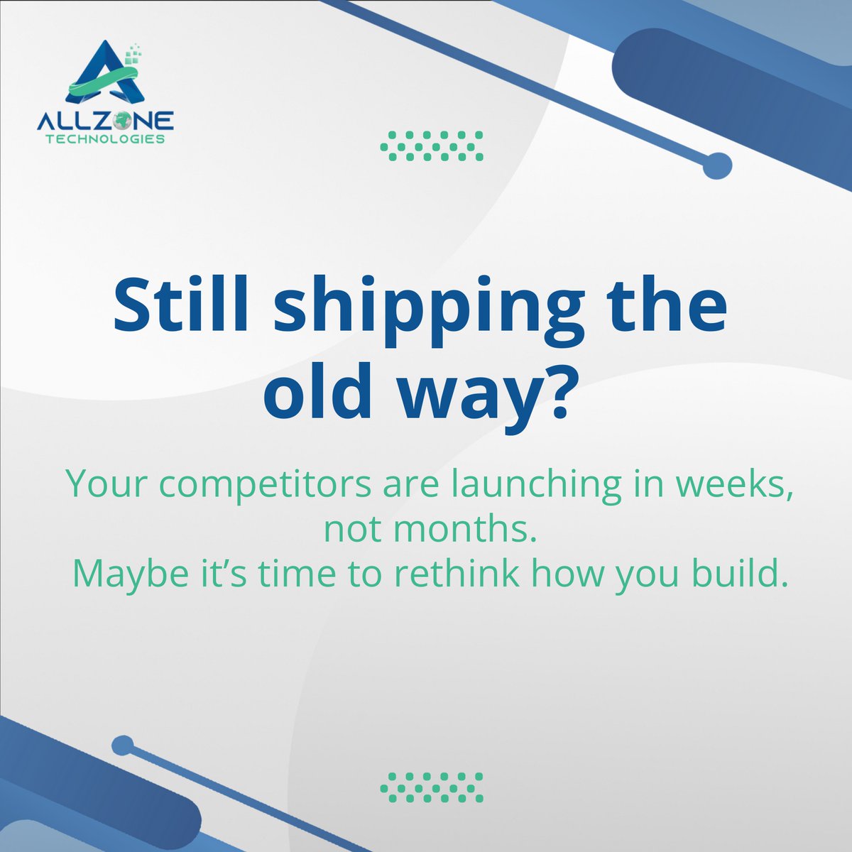 allzonetech's tweet photo. Too much to build, too little time?
Low-code speeds up dev work by using ready-made blocks for the basics, and code only for the tricky parts. Faster launches, less burnout.

Your competitors are already doing it. Why aren’t you?

#lowcode #nocode #softwaredevelopment https://t.co/gI2d1nz8pz