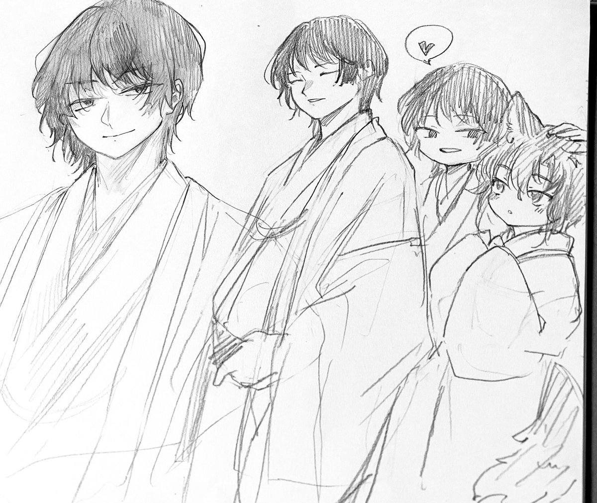 #今月描いた絵を晒そう
7月!!!
7/7にスウリくん描きました🎋
やっぱり7月といえば花火が描きたくなりますね🎆 新キャラが続々増えた一ヶ月でした