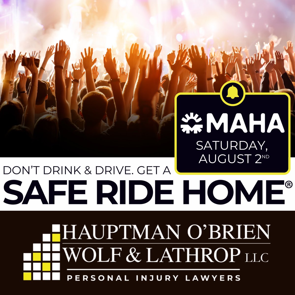 🎉 BIG NEWS! 🎉 We’re thrilled to announce our brand new partnership with Maha Festival 🎶🎡

We’re bringing the vibes AND the safety — because every great night should end with a Safe Ride Home®! 🚗💨

📲 Scan the QR codes around the festival OR click below to claim your FREE