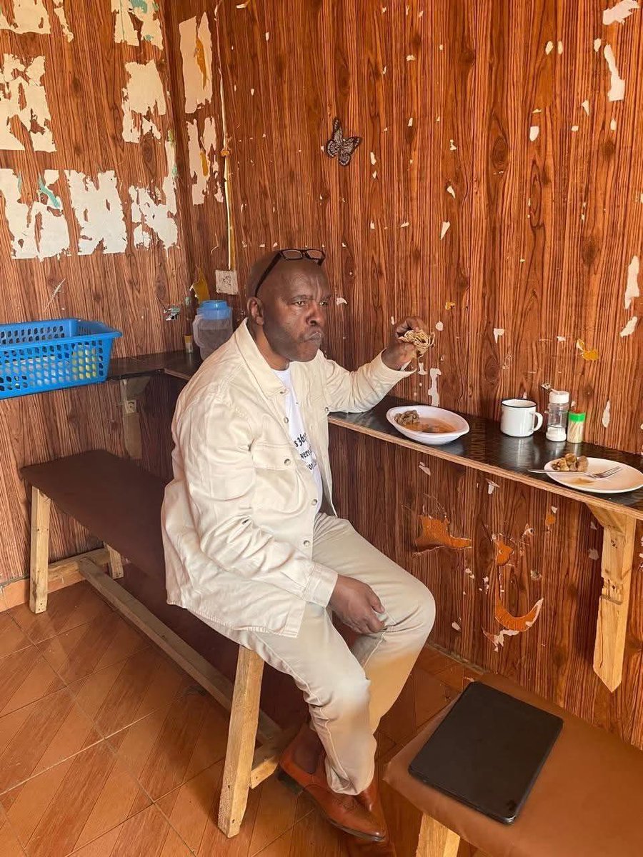 He was my teacher. Then, we become colleagues at the Law Faculty University of Nairobi. Two term Governor, and he STOLE ZERO CENTS. That is why he is happy and content.