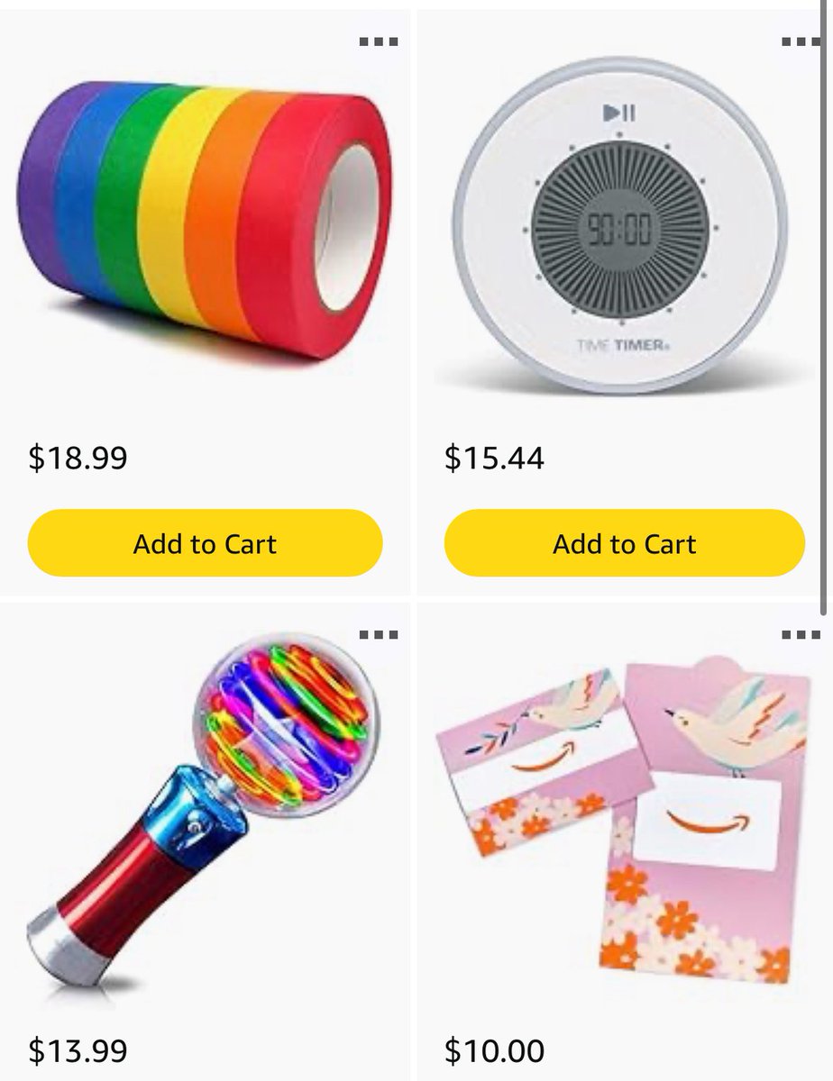 <a href="/playprekplay/">June</a> I’m moving to middle school &amp; could use help to #clearthelist of the last 7️⃣items

Gift cards help w/ the organizer
🍎entering yr 17 special ed #autism
📚teaching all core content &amp; life skills
🗣️heavy focus on behavior &amp; comm

Grateful for any support😊
✨amzn.to/3D1h6Xj