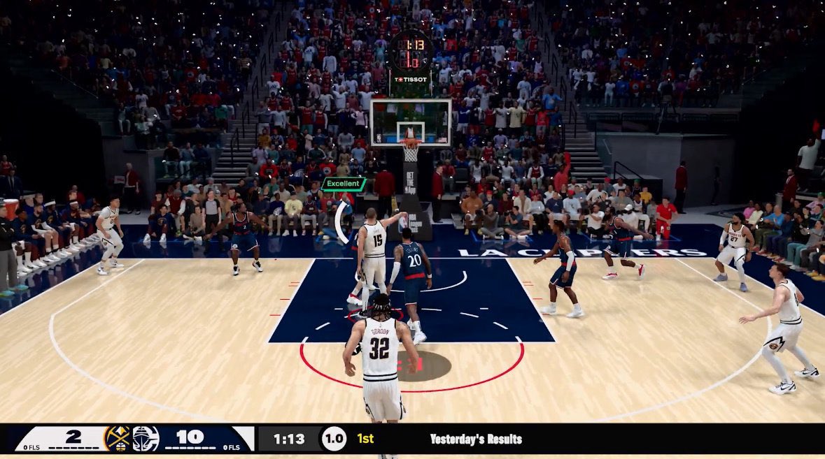 A first look at Intuit Dome and The Wall in NBA 2K26 via leaked screenshots👇