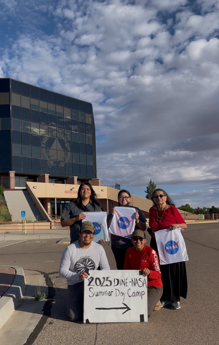 2025 Diné NASA Summer Day Camp. Kicking off another youth camp initiative for learning, gaining experience and developing leaders. 

Facilitators:
Angela Barney Nez
Shayna Nez
Davin Nez
My Daughter Kari aka Chizh Jr