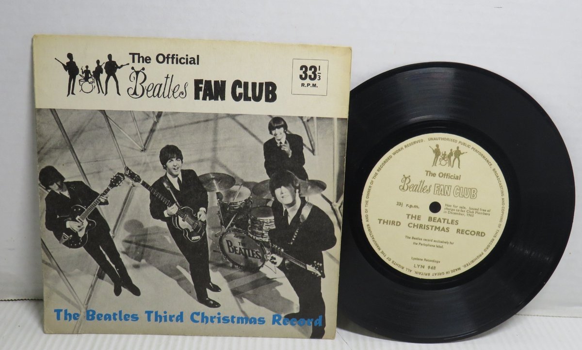 Third Christmas Record  Fan Club 1965 UK 7" Flexi Disc  ebay.com/itm/3171136164…  #ad