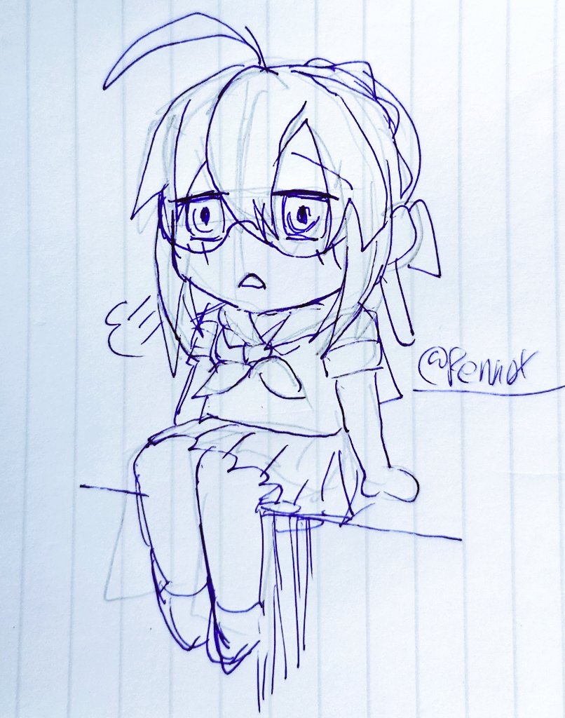 #今月描いた絵を晒そう
アナログ3