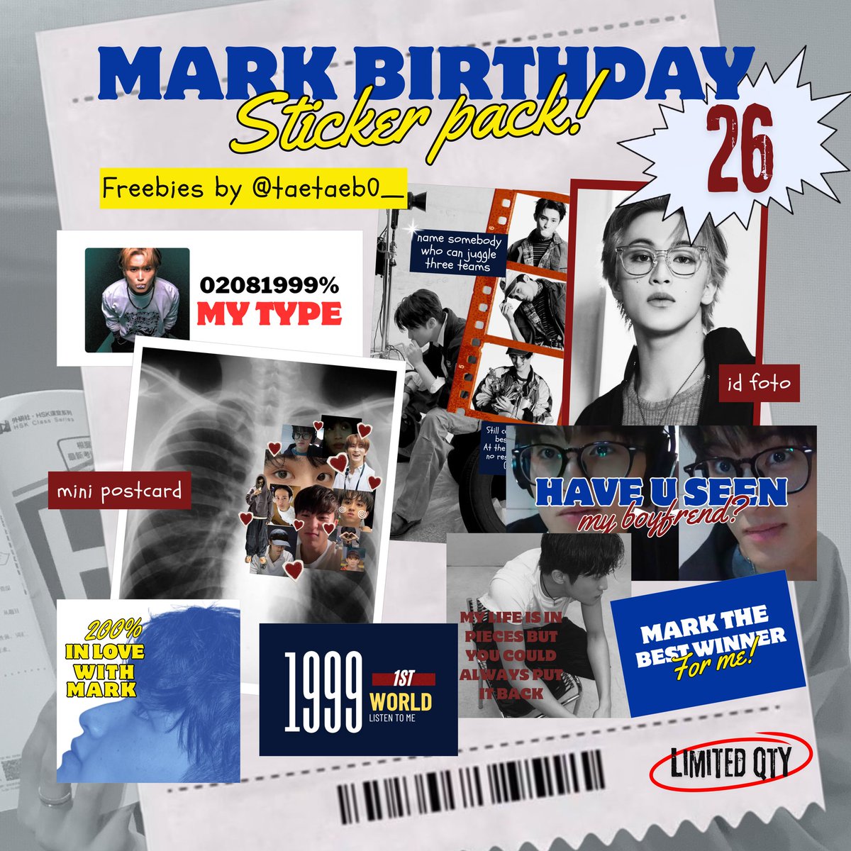 [rt &amp; like are appreciated]
 ★ᴍᴀʀᴋ ʙɪʀᴛʜᴅᴀʏ ⁽²⁶⁾ ˢᵗⁱᶜᵏᵉʳ ᵖᵃᶜᵏ
─── ꜰʀᴇᴇʙɪᴇꜱ ʙʏ <a href="/taetaeb0_/">syel. rest</a> 

ᴀᴠᴀɪʟᴀʙʟᴇ ꜰᴏʀ :
🗓️ 𝙤𝙛𝙛𝙡𝙞𝙣𝙚
• 𝟢𝟤 ᴀɢᴜꜱᴛ (ɢᴀɴᴅᴀʀɪᴀ ᴄɪᴛʏ) + (ʙʟᴏᴋᴍ) 
• 𝟢𝟥 ᴀɢᴜꜱᴛ (ᴛᴇʙᴇᴛ ᴇᴄᴏ ᴘᴀʀᴋ) 

⚠️ detail? tba