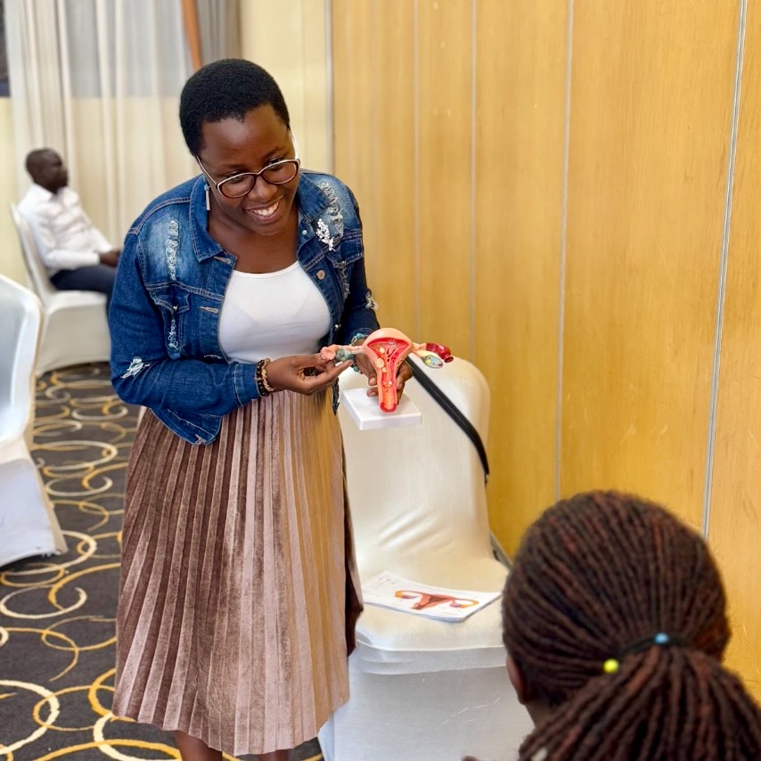 Last month, DfG delivered a two-day menstrual health educator training in Kampala, Uganda with equipping eight educators and four DfG staff.

These leaders will play a key role in helping us reach 1,500 refugees with essential menstrual health education and resources this year.