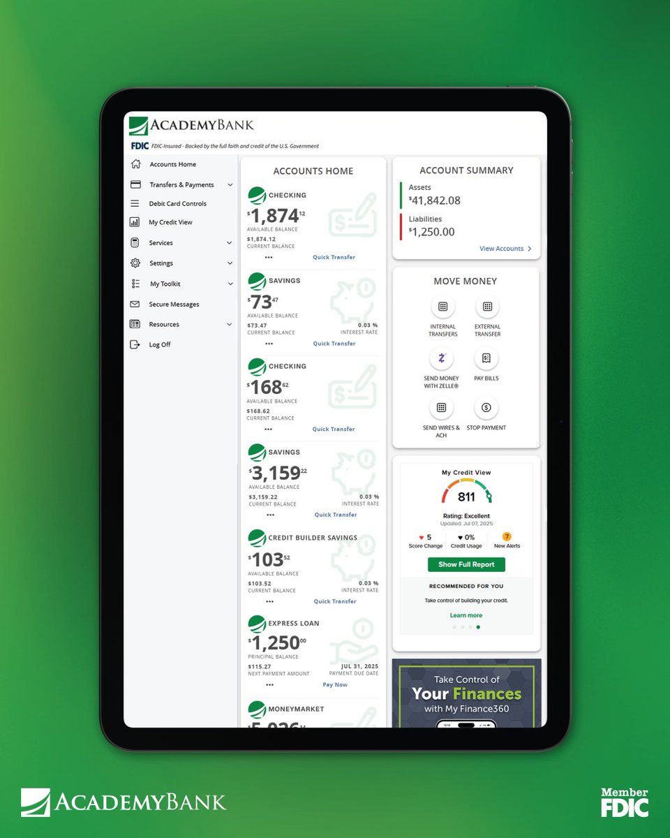 ✨A fresh way to bank is almost here! Get ready to manage your bank accounts like a pro with a dashboard designed to work for you! 📱

Get ready for a sleek new design, simpler navigation, and everything you need to reach your financial goals right at your fingertips. Catch the