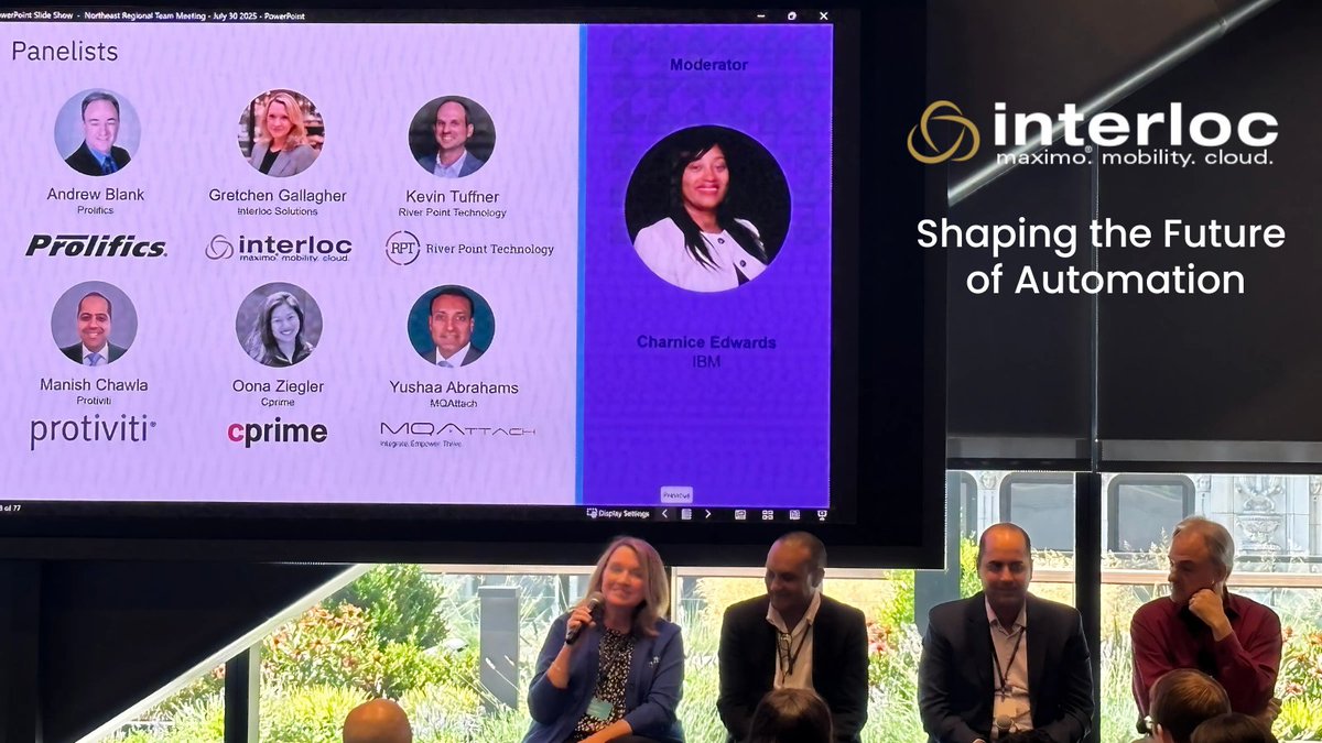 interloc_maximo's tweet image. Great to take part in the IBM Northeast Automation Summit (2H 2025) — sponsored by Arrow!

IBM sellers, tech teams &amp;amp; partners came together to align on Automation strategy for the year ahead.

#IBMAutomation #Arrow #AutomationSummit #TechEnablement #TeamInterloc