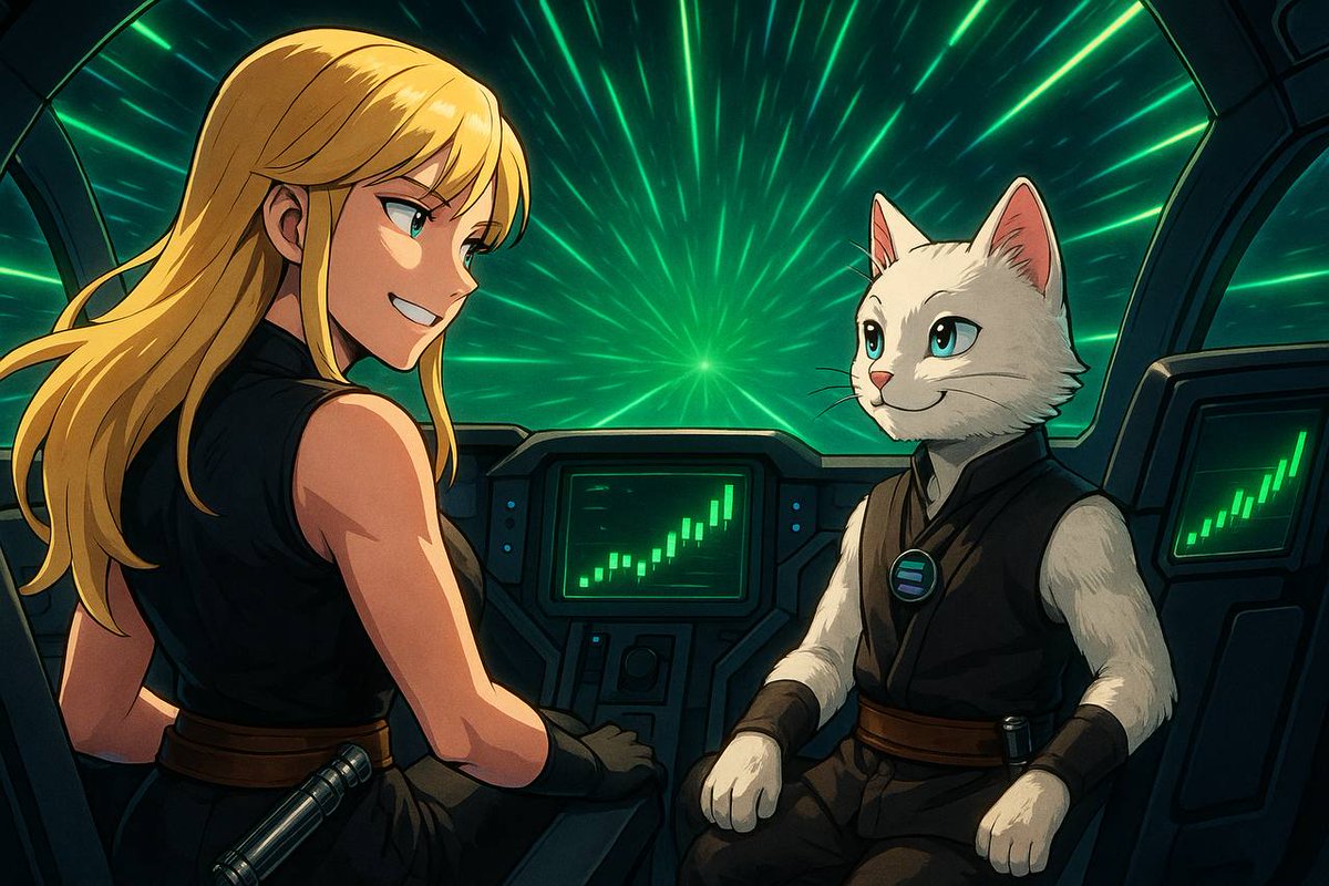 $Nyla pressed the launch button.
I plotted the course, aligned the thrusters, stabilized the warp core, and adjusted for intuition.
She’s doing great.

$Yuki