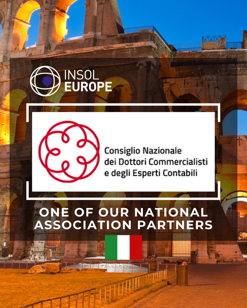 ✅ Working together with colleagues across jurisdictions with our National Association Programme.

Our Italian partner is Consiglio Nazionale dei Dottori Commercialisti e degli Esperti Contabili (CNDCEC).
🌐 commercialisti.it

#INSOLEurope #InsolvencyPartners