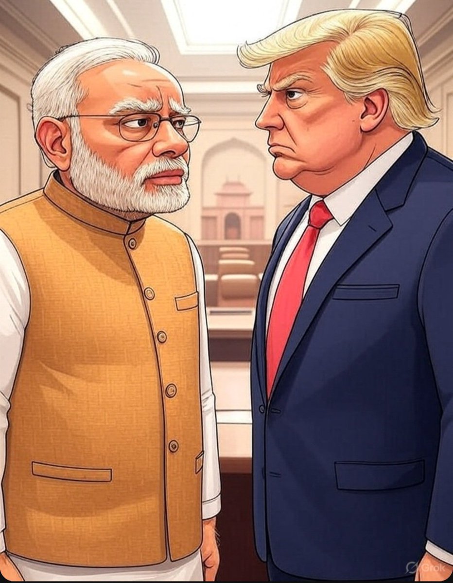 ~ Narender surrender 
~ yes sir 
#Trump #TrumpTariffs